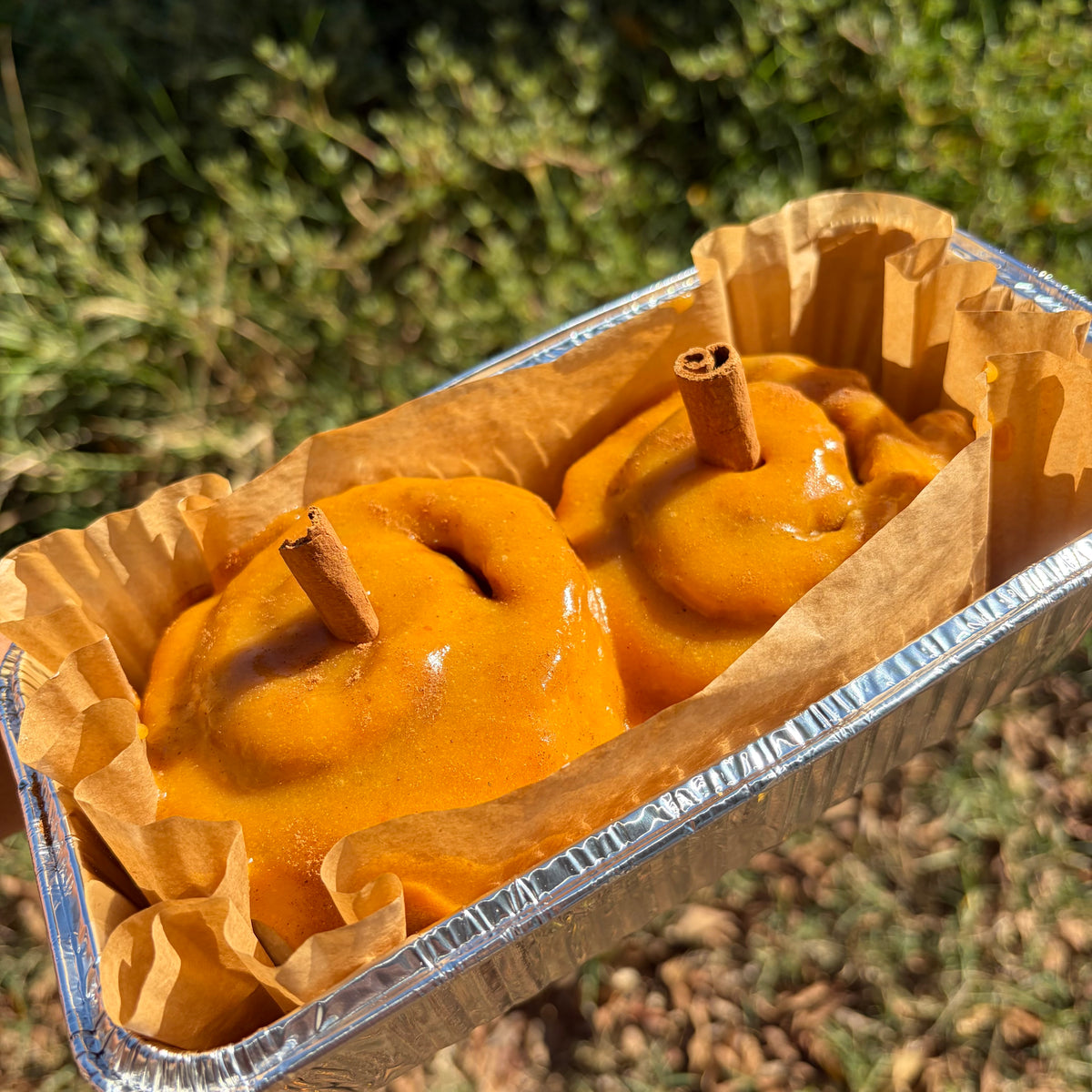 Pumpkin spice cinnamon rolls (2pack)