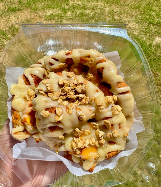 Peach Cobbler Cinnamon Roll (2 Pack)